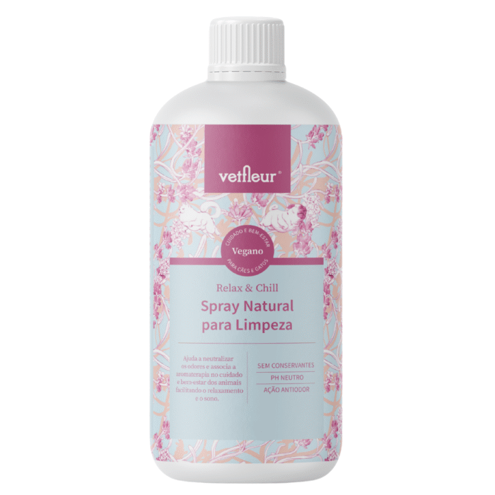 Spray limpeza patinhas refil Vetfleur